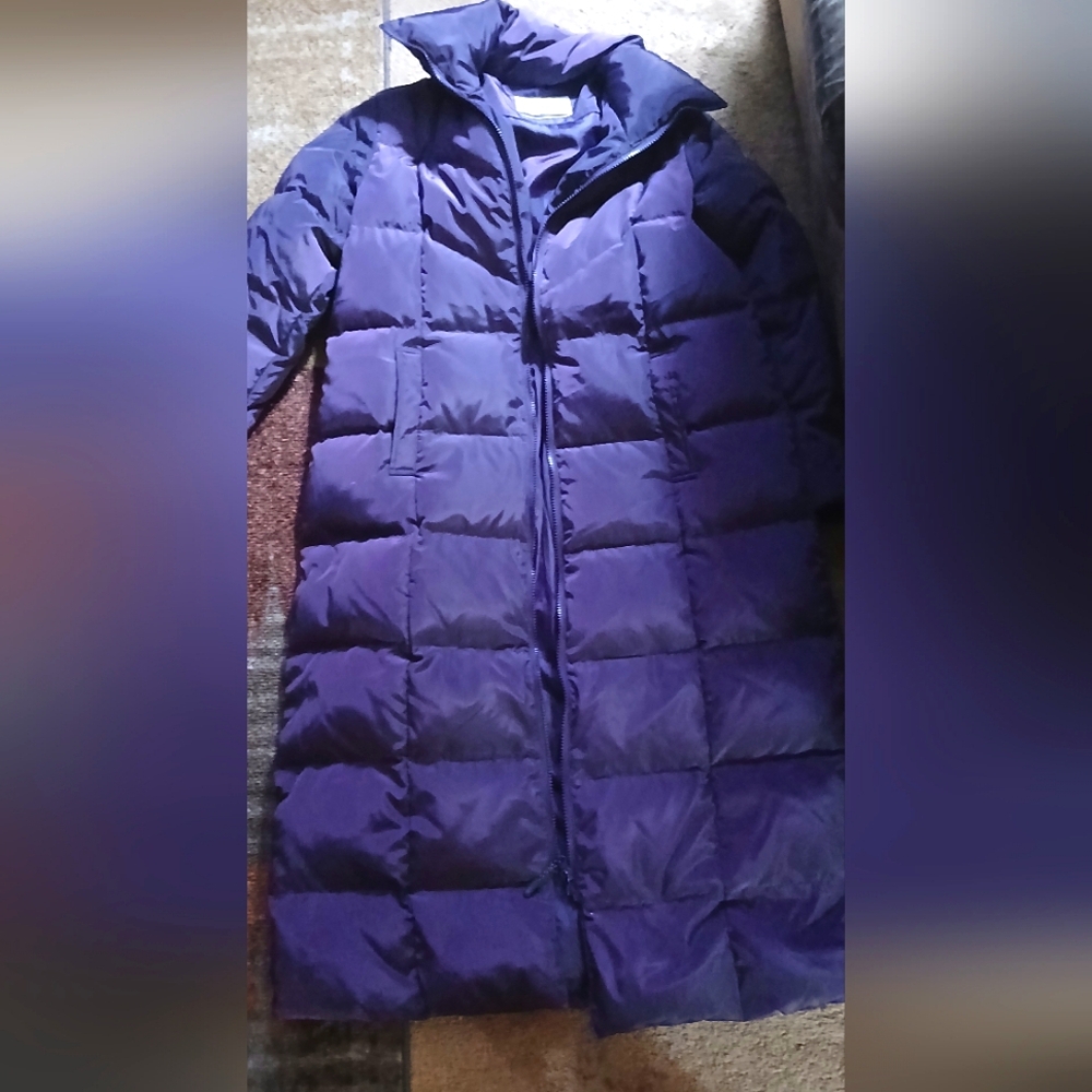 Long American Outdoorsman woman's down puffer coat sz S